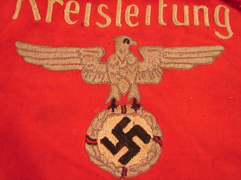 WWII German NSDAP pennant. Kreisleitung - 6