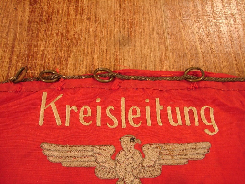 WWII German NSDAP pennant. Kreisleitung - 8