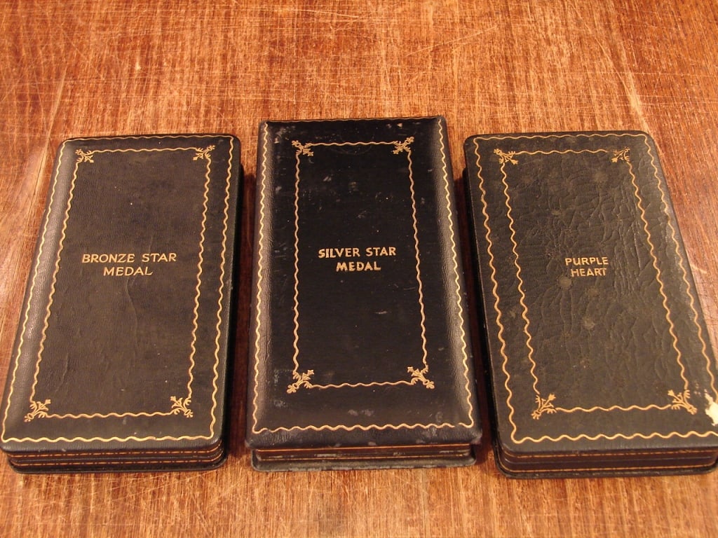 Lot of 3 Named US WWII medal grouping - 12