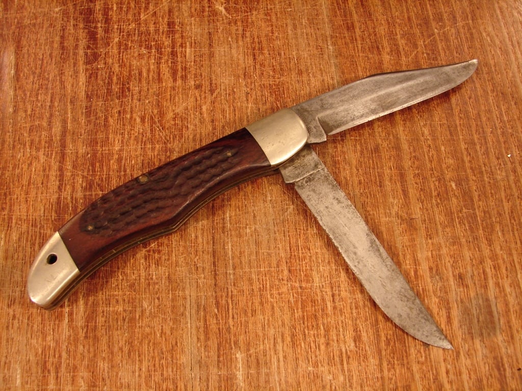 Vintage Case XX 6265 SAB folding hunting knife - 5