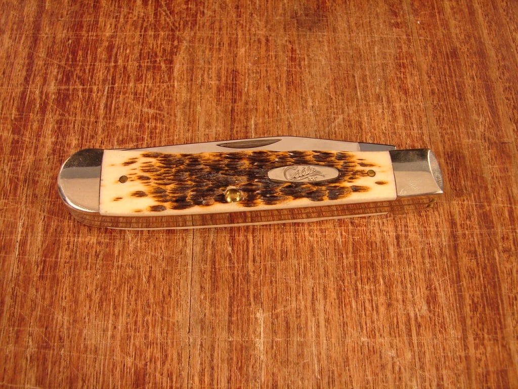 New Case XX 6254 SS. Burnt Bone handle.: New Case XX 6254 SS. Burnt Bone handle.