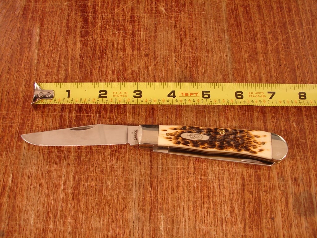 New Case XX 6254 SS. Burnt Bone handle. - 2