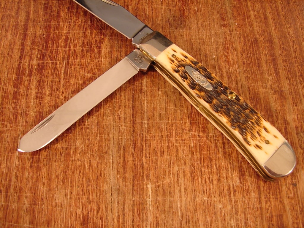 New Case XX 6254 SS. Burnt Bone handle. - 4