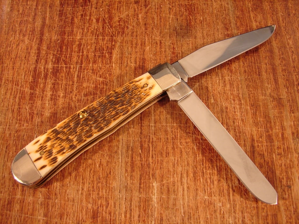 New Case XX 6254 SS. Burnt Bone handle. - 5