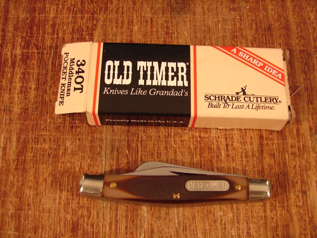 Schrade Old Timer 340 T in box.: Schrade Old Timer 340 T in box.