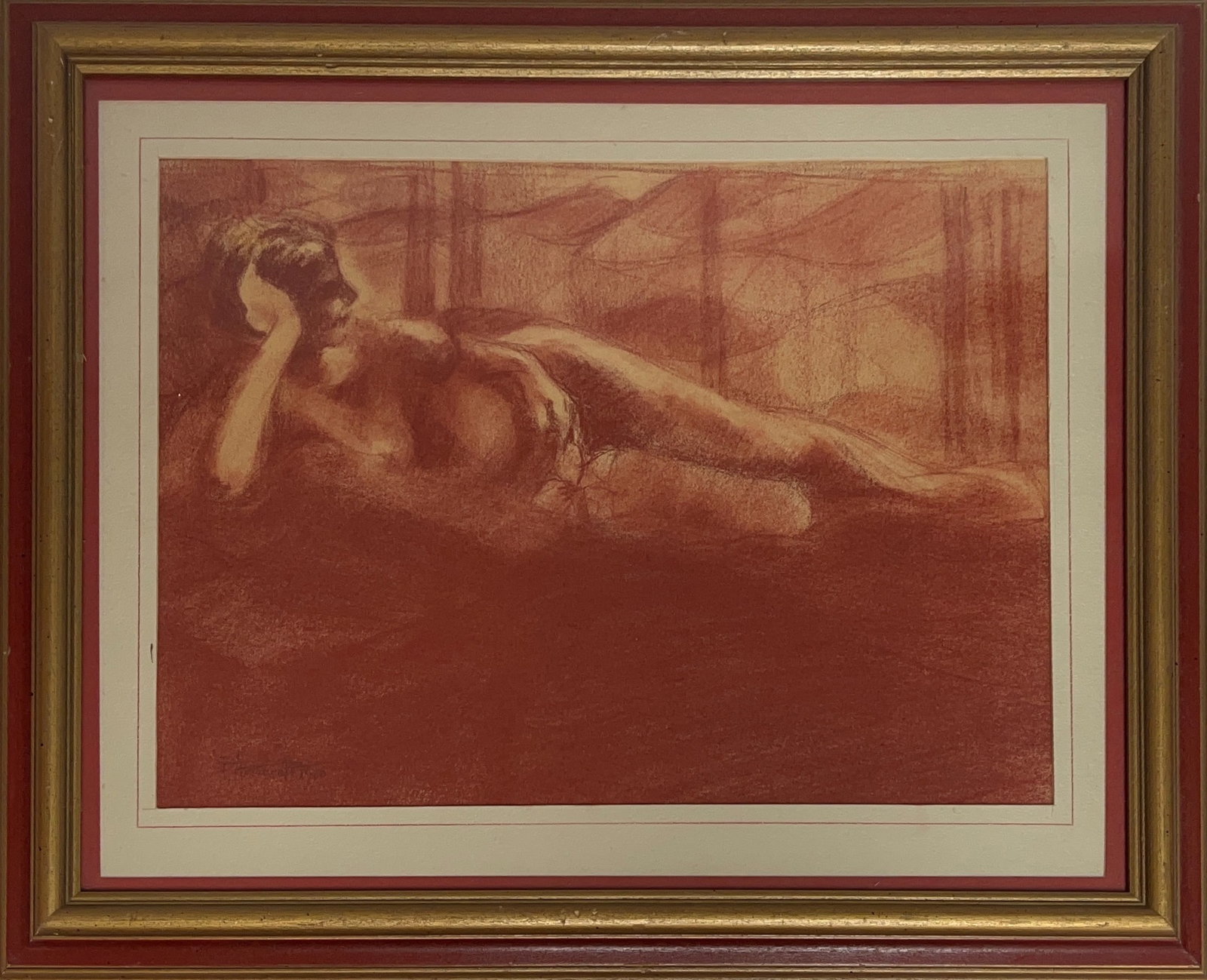 Fernando Cueto Amorsolo, Pastel,  Filipino Painter (1892 - 1972) (1 of 5)