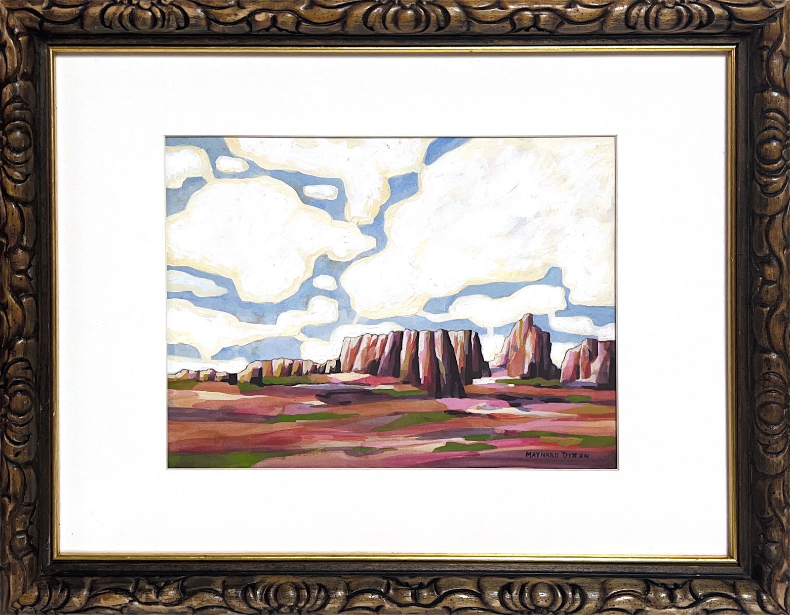 Maynard Dixon, Watercolor, American Painter(1875 - 1946) (1 of 6)