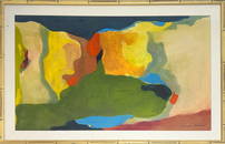 Helen Frankenthaler, Watercolor on Paper, American Painter(1928 - 2011)