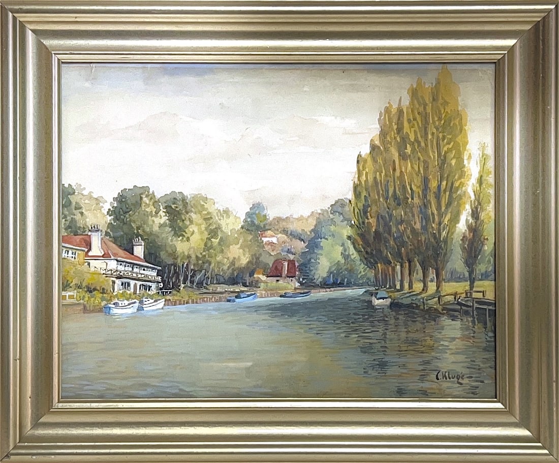 Constantin Kluge, Watercolor on paper, Russian Painter (1912 - 2003) (1 of 6)