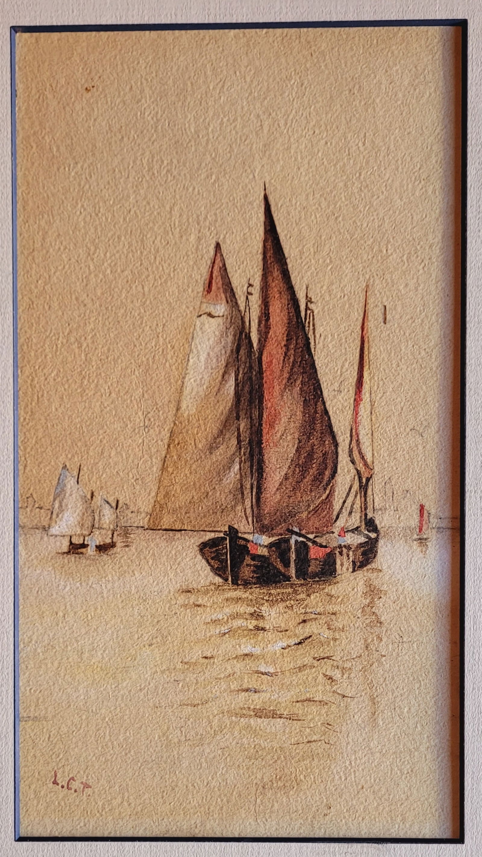 Louis Comfort Tiffany, Watercolor on Paper, American Artist (1848 - 1933) (1 of 6)