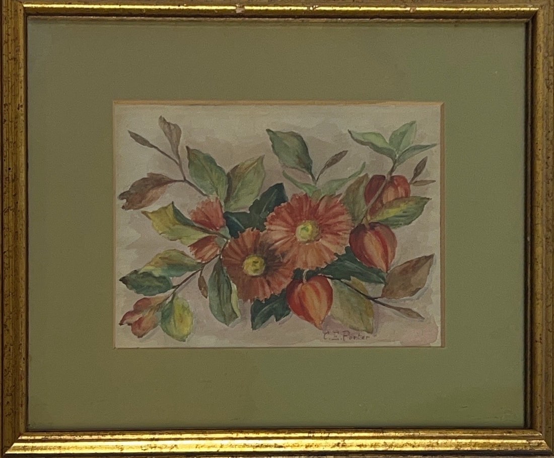 Charles Porter, Watercolor on Paper, American Painter (1847 - 1943) (1 of 6)