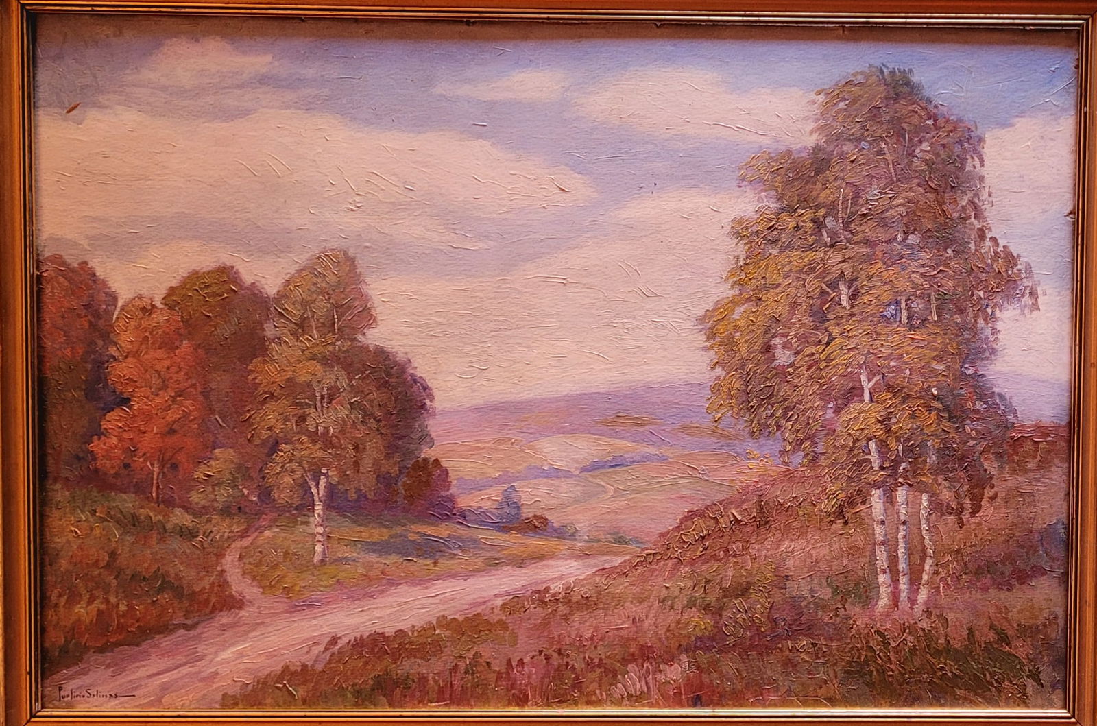 Porfirio Salinas, Oil on Board, American Painter (1920 - 1973) (1 of 6)