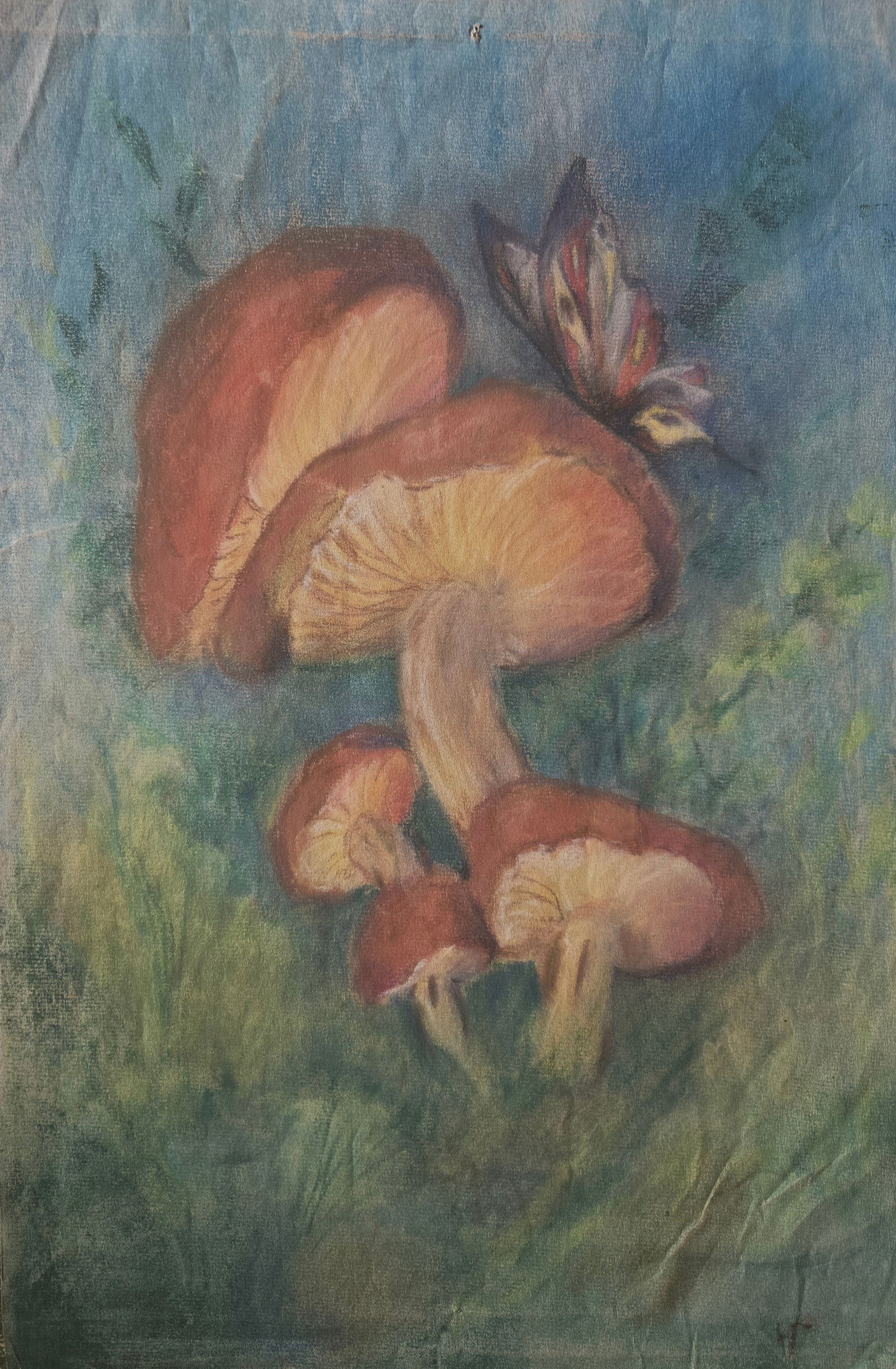 John La Farge, Pastel on Paper, American Painter (1835 - 1910) (1 of 4)