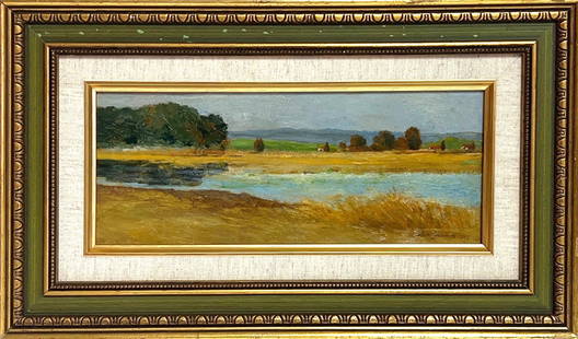 Leo (Louis Leon) Gausson, Oil on Canvas, French Painter (1860 - 1944): Born: 1860 - Lagny-sur-Marne, France. Died: 1944 - Lagny-sur-Marne, France. Known for: Engraving, poster art, modernist painting, illustration. Leo Gausson was a student of the engraver Theophile Chau