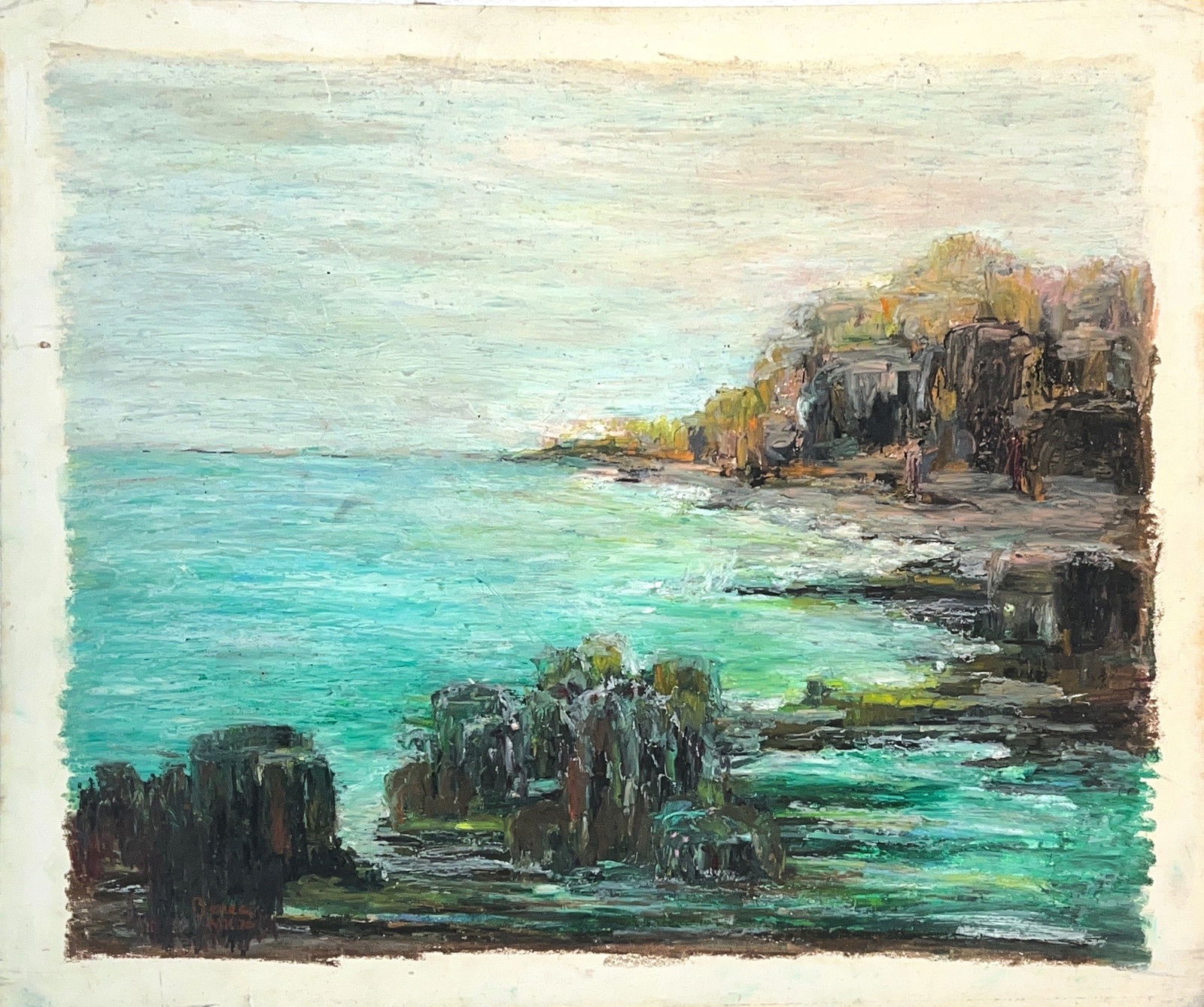 Dimitri Berea, Oil on Paper/Mix Media, Romanian - French Painter (1908 - 1975) (1 of 6)