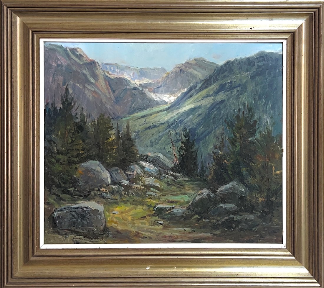 Charles Partridge Adams, Oil on Board, American Painter (1858 - 1942) (1 of 6)