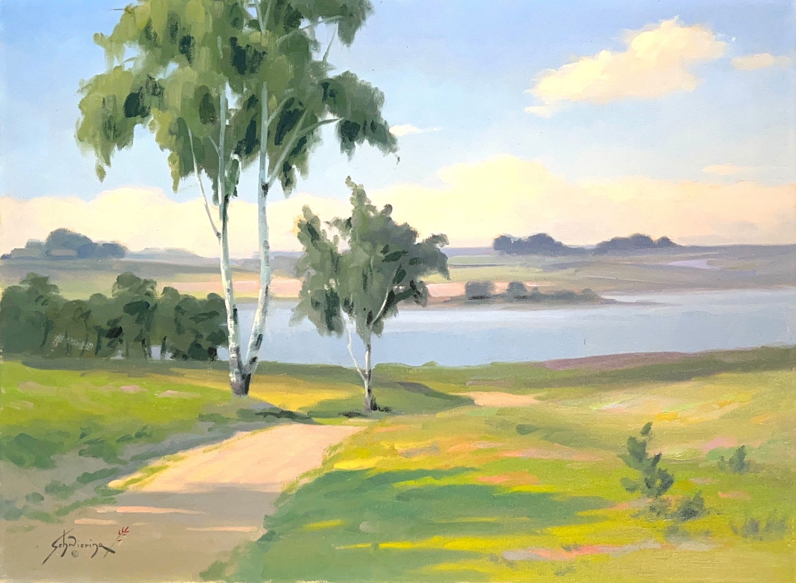 Conrad Schwiering, Oil on Canvas, American Painter (1916 - 1986) (1 of 6)