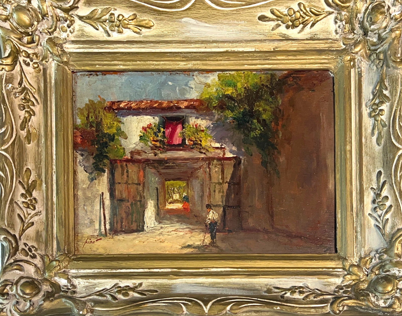 Giuseppe Pino, Oil on Board, Italian Painter (1939 - 2010) (1 of 6)