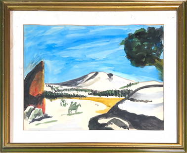 Thomas Hart Benton, Watercolor, American Painter(1889 - 1975): Born: 1889. Died: 1975. Thomas Hart Benton (April 15, 1889 - January 19, 1975) was an American painter and muralist. Along with Grant Wood and John Steuart Curry, he was at the forefront of the Region