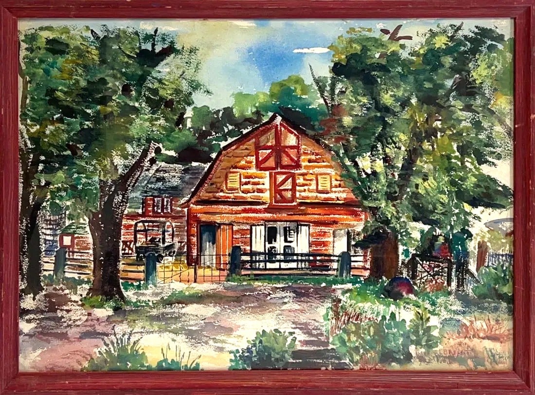 Ivan Le Lorraine Albright, Watercolor on Paper, American Painter (1897 - 1983) (1 of 5)