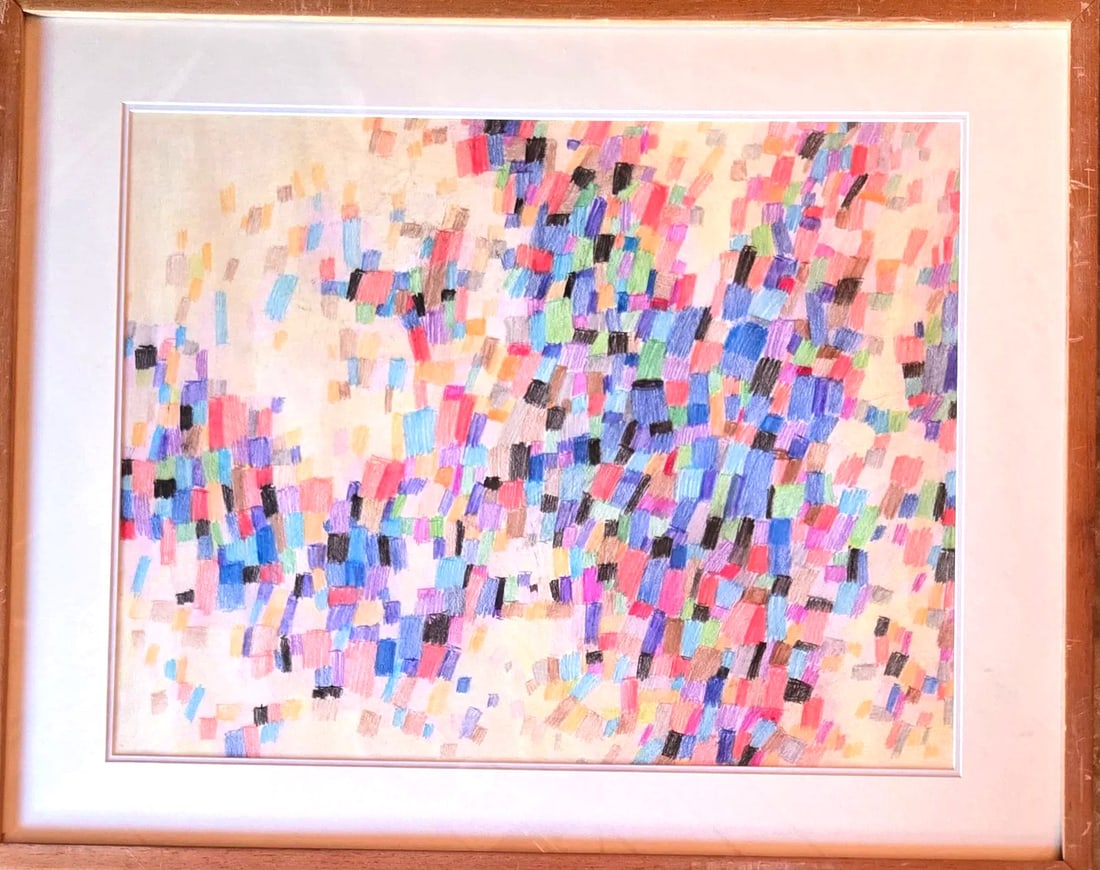 Lynne Drexler, Crayon on Paper, American Painter (1928 - 1999) (1 of 6)