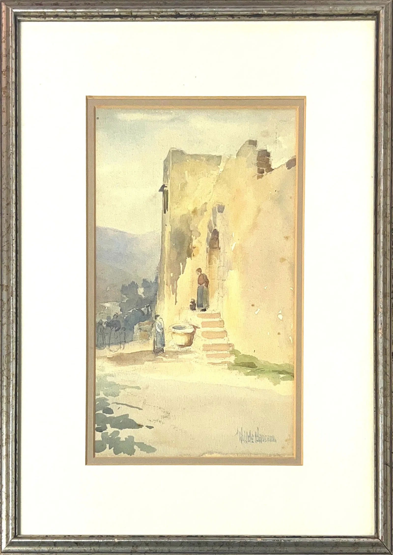 Childe Hassam, Watercolor, American Painter(1859 - 1935) (1 of 6)