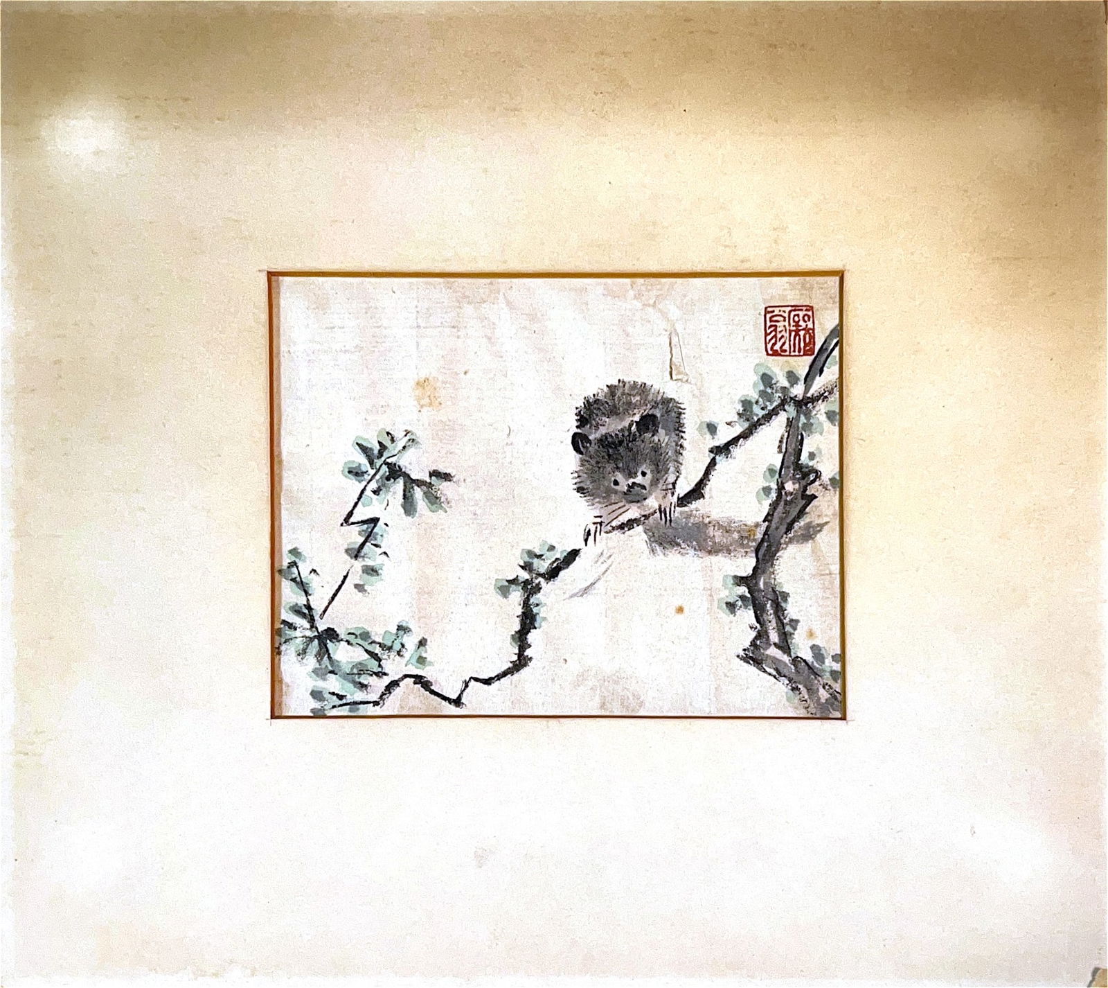 Old Antique Japanese Watercolor Painting (1 of 6)