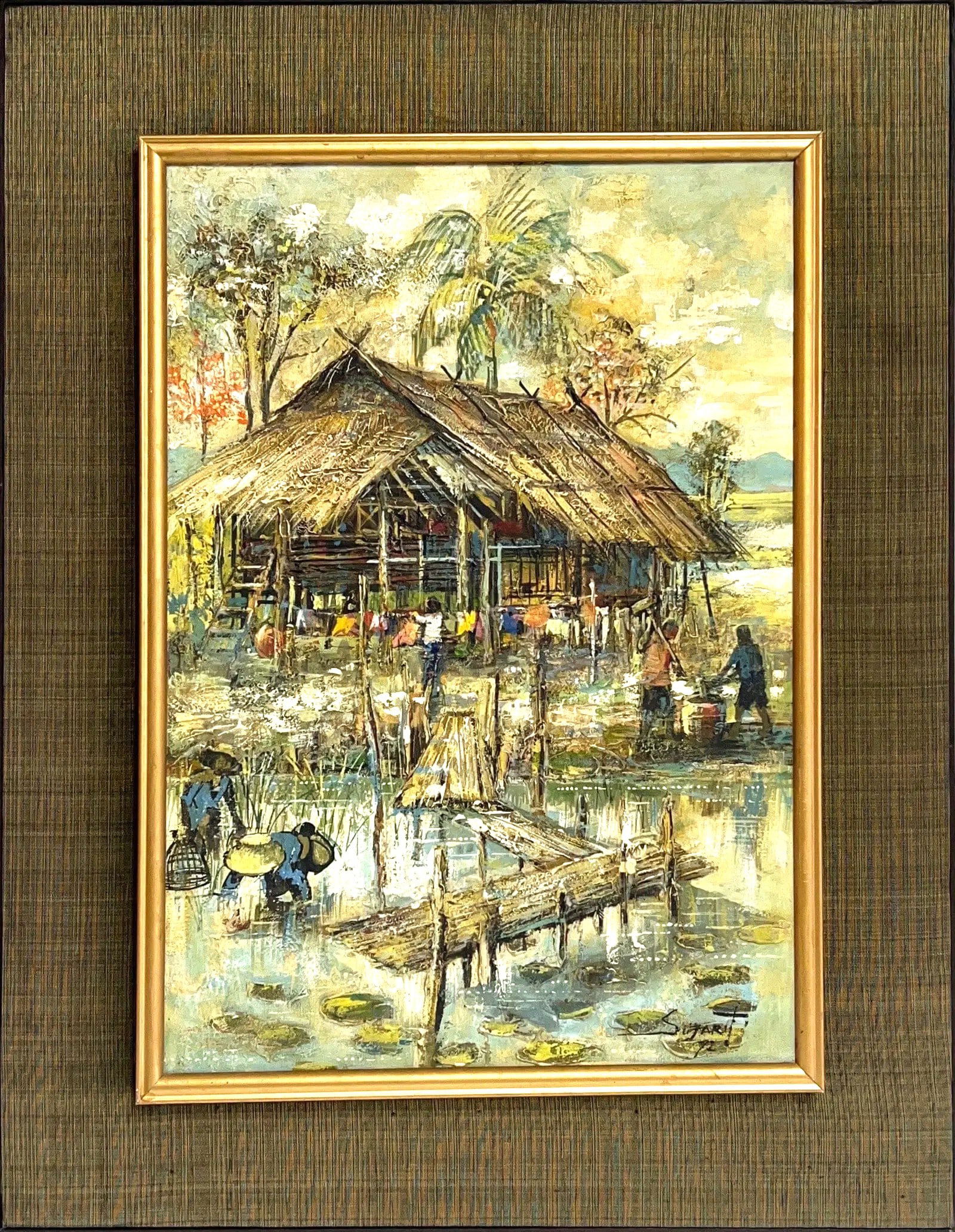 Sujarit Hirankul, Oil on Board, Thai Painter (1946 - 1982) (1 of 6)