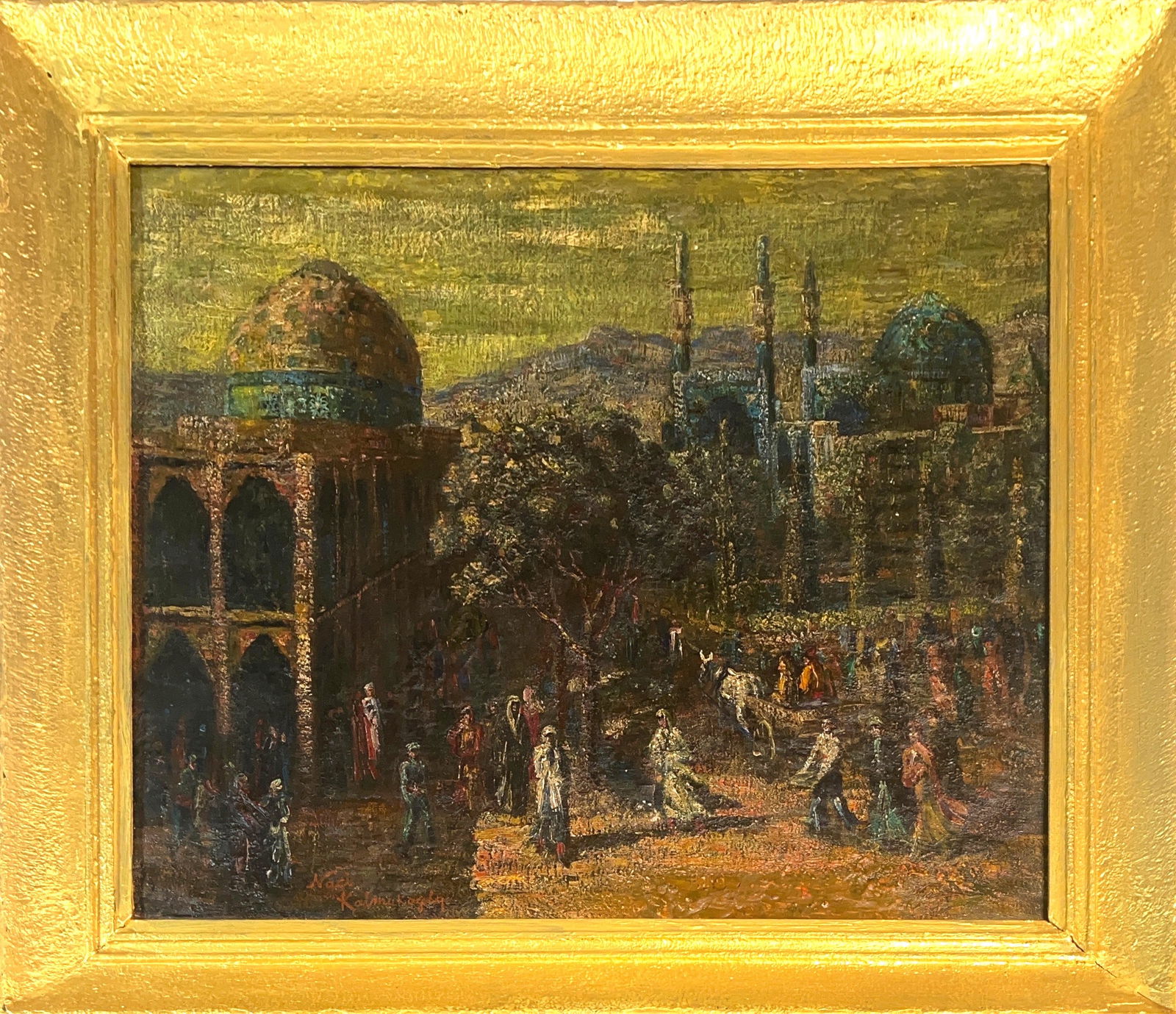 Naci Kalmukoglu, Oil on Canvas, Turkish Painter (1896 - 1951) (1 of 6)