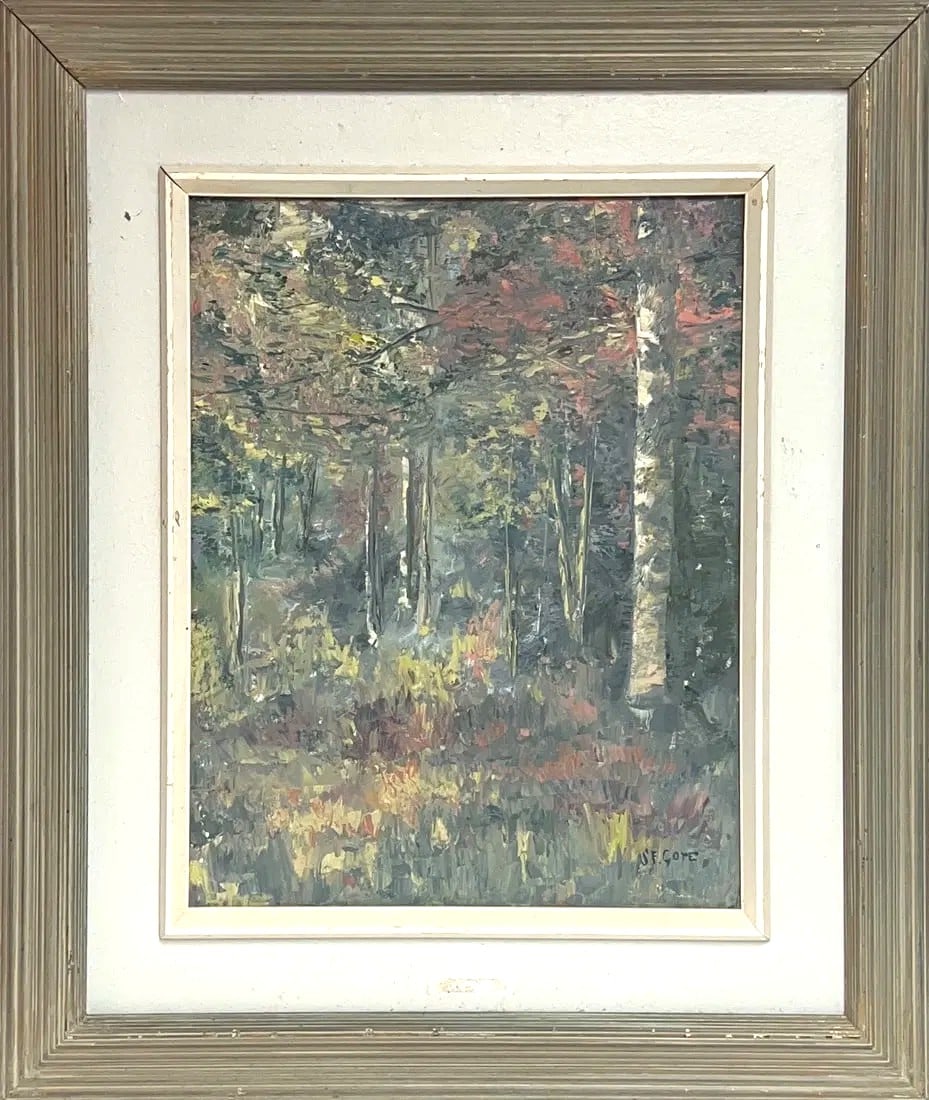 Spencer Frederick Gore, Oil on Canvas, British Painter (1878 - 1914): Born: 1878 - Epson, Surrey, England. Died: 1914 - Richmond, Surrey, England. Known for: Landscape, interiors and music hall scene painting. Spencer Frederick Gore (26 May 1878 - 25 March 1914)[1] was