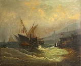 Edwin Hayes, Oil on Canvas, Irish Painter (1819 - 1904)