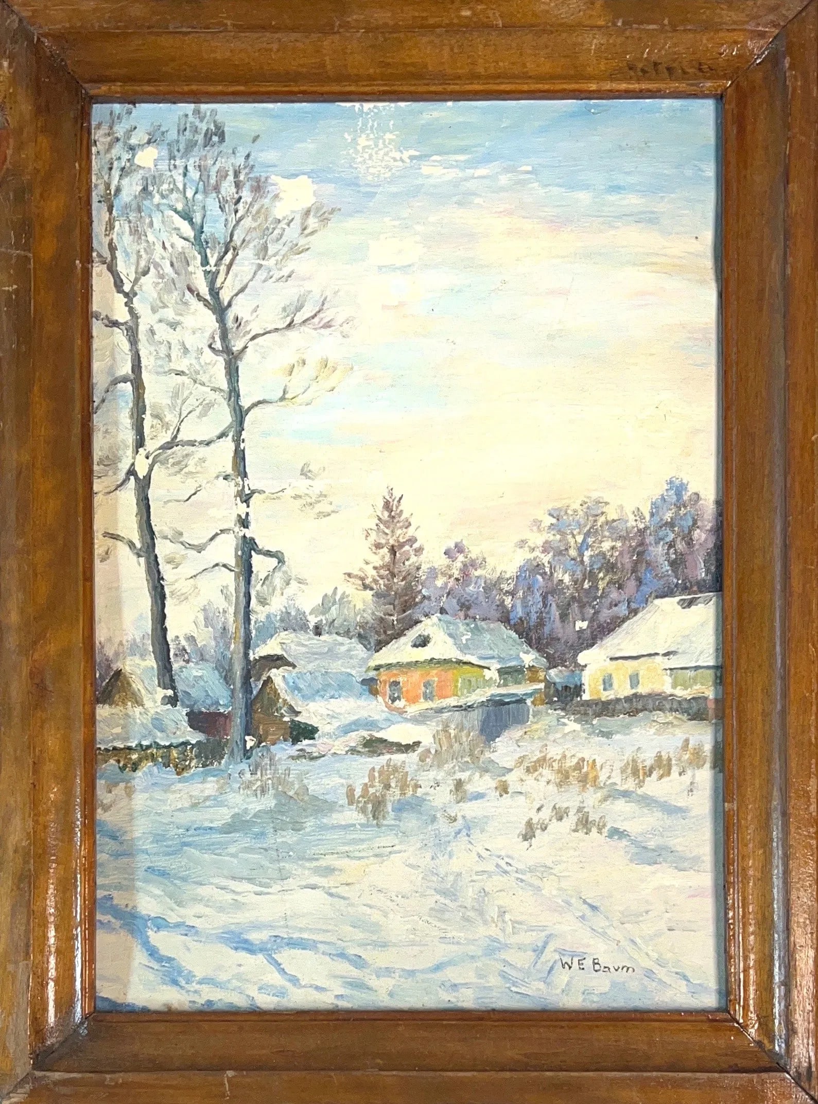 Walter Emerson Baum, Oil on Cardboard, American (1884 - 1956) (1 of 6)