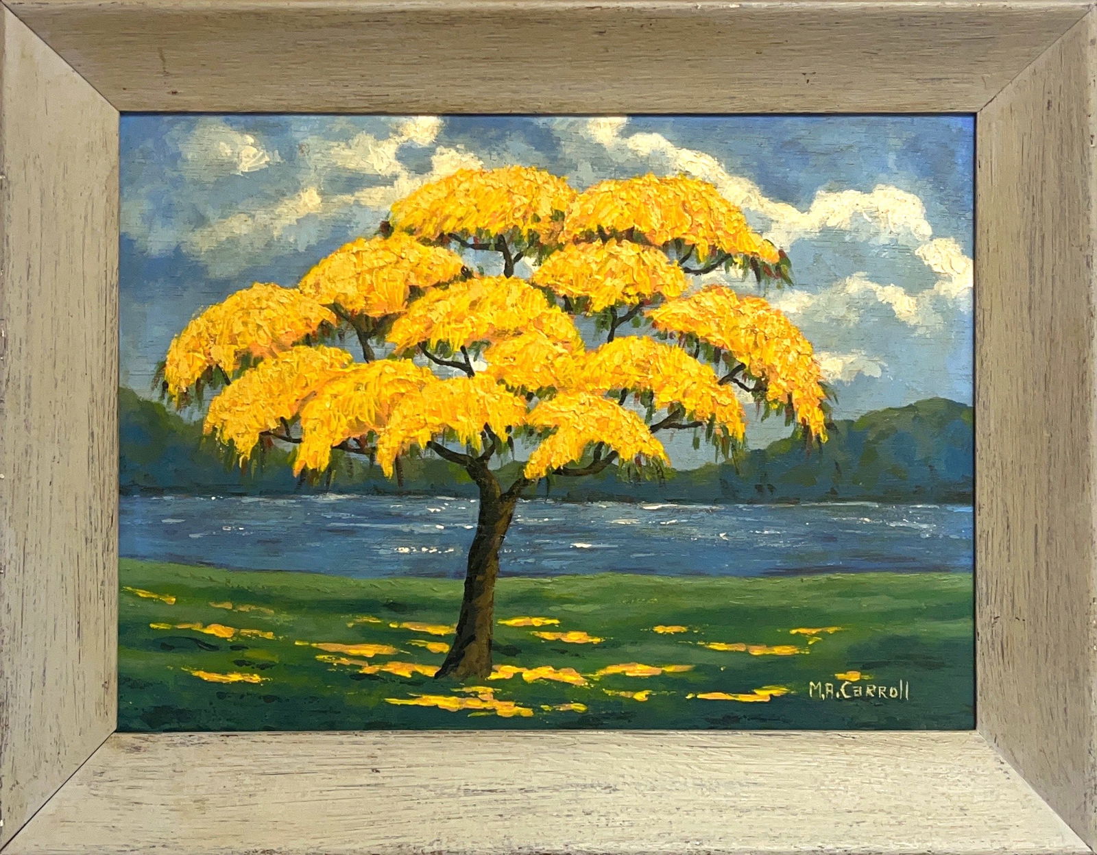 Mary Ann Carroll, Oil on Board, American Painter (1940 - 2019) (1 of 5)