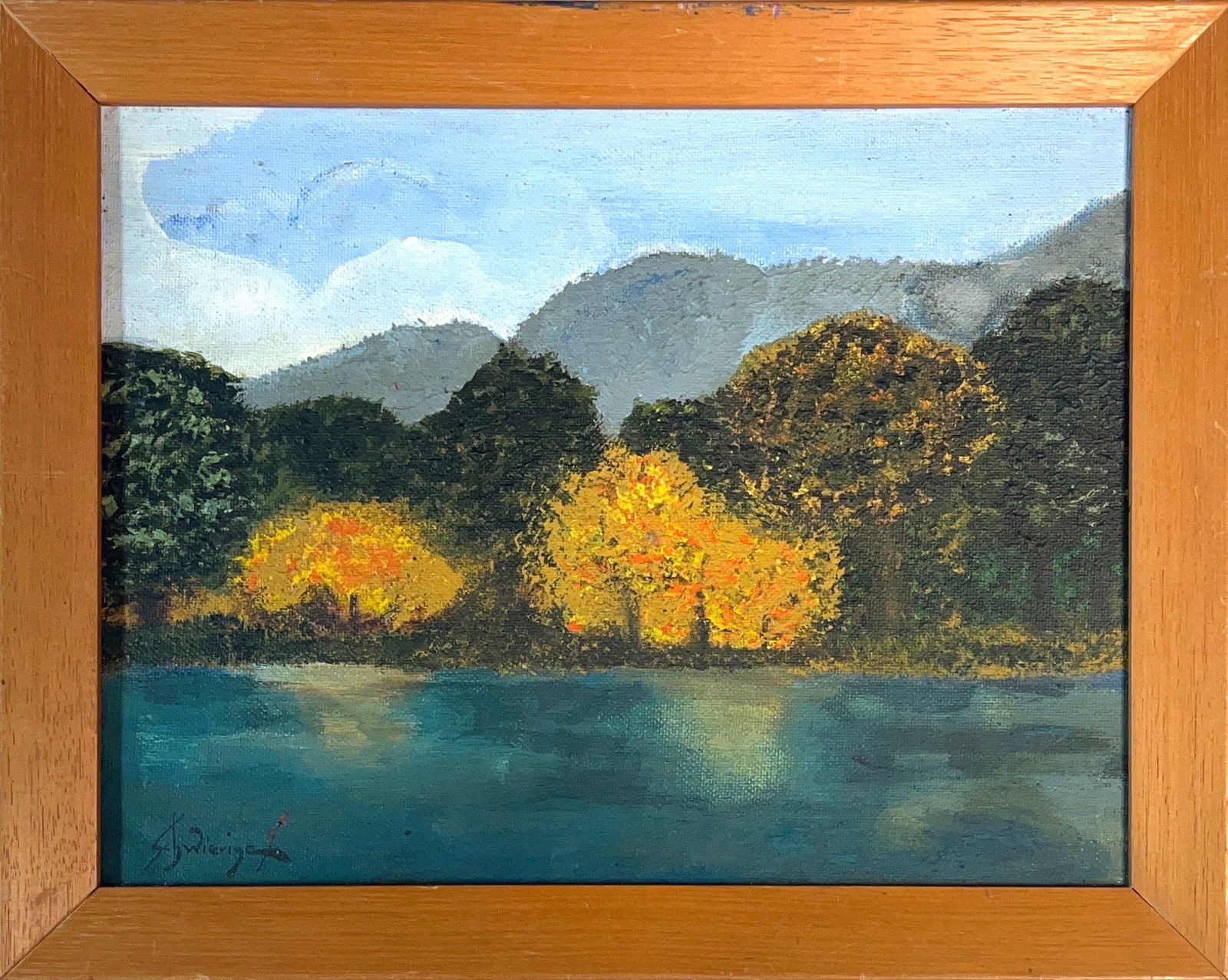 Conrad Schwiering, Oil on Masonite Board, American Painter (1916 - 1986) (1 of 5)