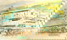 Raoul Dufy, Mix Media on Paper, French Painter (1877 - 1953)