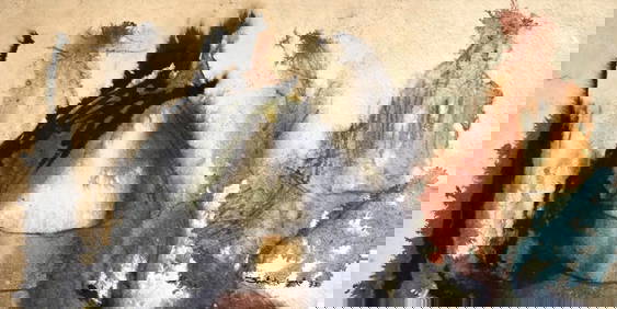 Wou-Ki Zao, Mix-Media on Paper, Chinese Painter (1921 - 2013) (1 of 5)