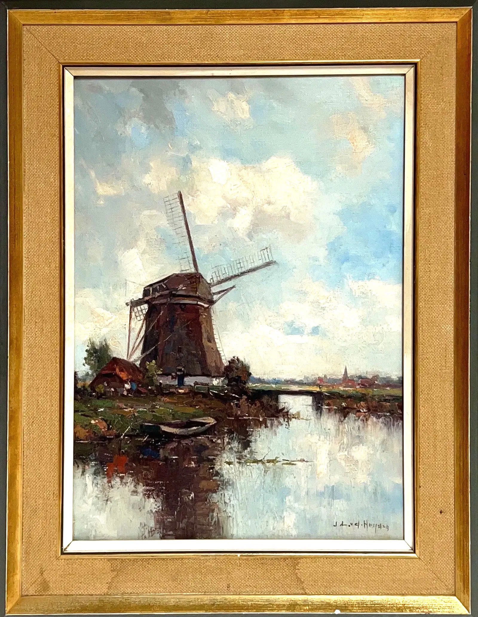 Jacques Van Der Heyden, Oil on Canvas, Dutch Painter (1928 - 2012) (1 of 6)