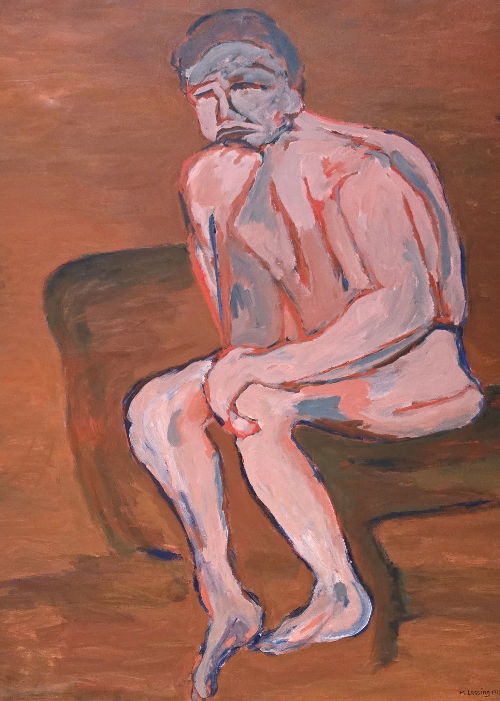 Maria Lassnig, Oil on Canvas, Australian Painter (1919 - 2014) (1 of 5)