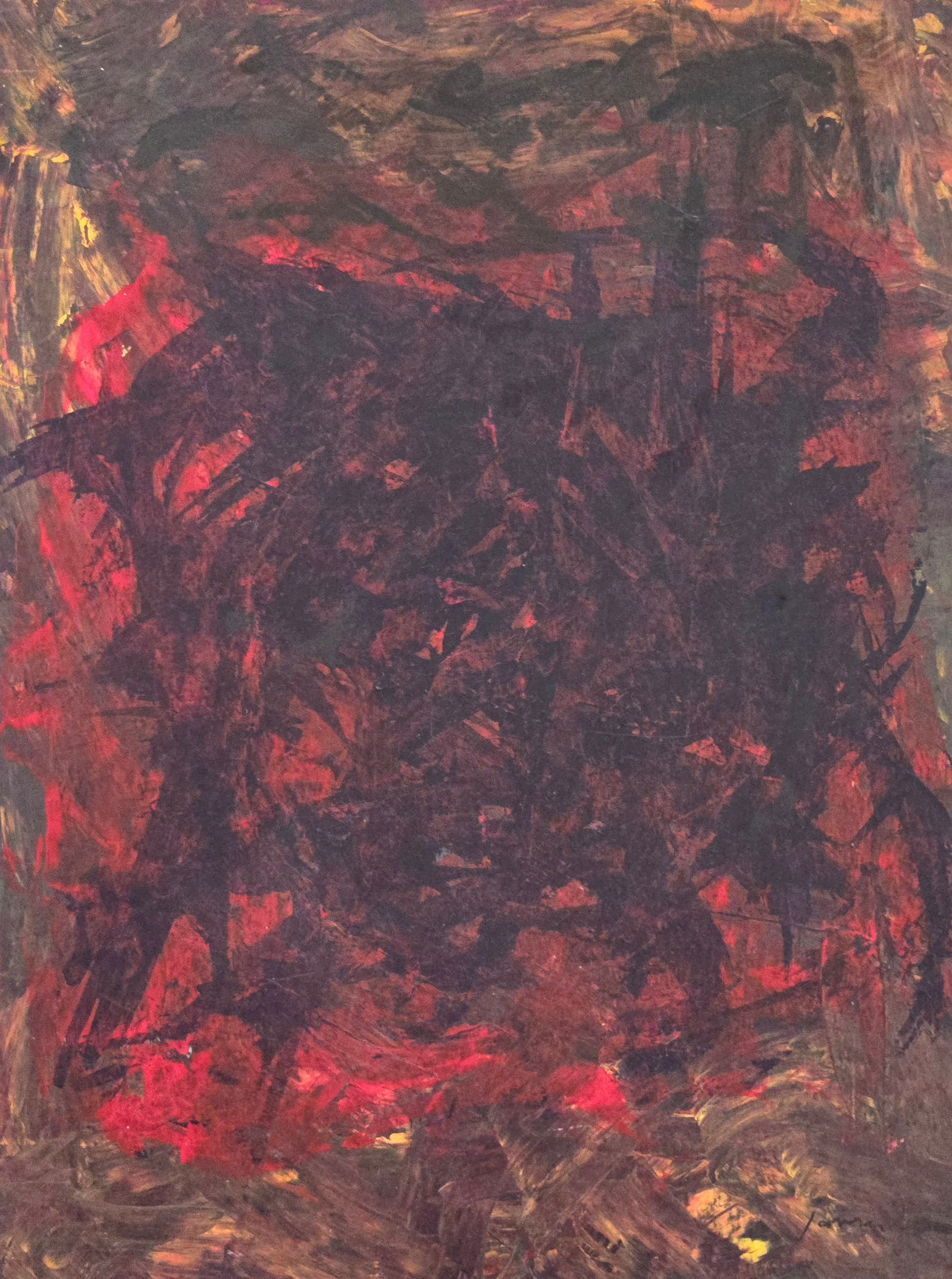 Derek Jarman, Oil on Board, English Painter (1942 - 1994) (1 of 5)