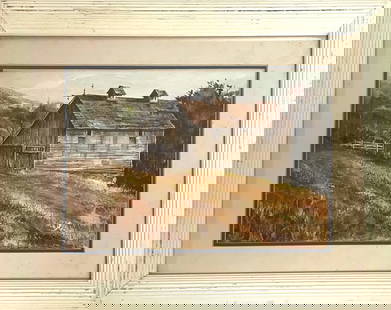 Paul Strisik, Oil on Board, American Painter (1918 - 1998): Born: 1918 - Brooklyn, New York. Died: 1998 - Rockport, Massachusetts. Known for: Landscape, marine and still-life painting. Born in Brooklyn, New York, Paul Strisik became a resident of Rockport, Mas