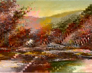 Robert Wood, Oil on Canvas, English Painter(1889 - 1979) (1 of 5)