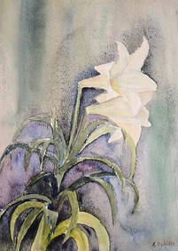 Alice Schille, Watercolor on Paper, American Painter (1869 - 1955) (1 of 4)