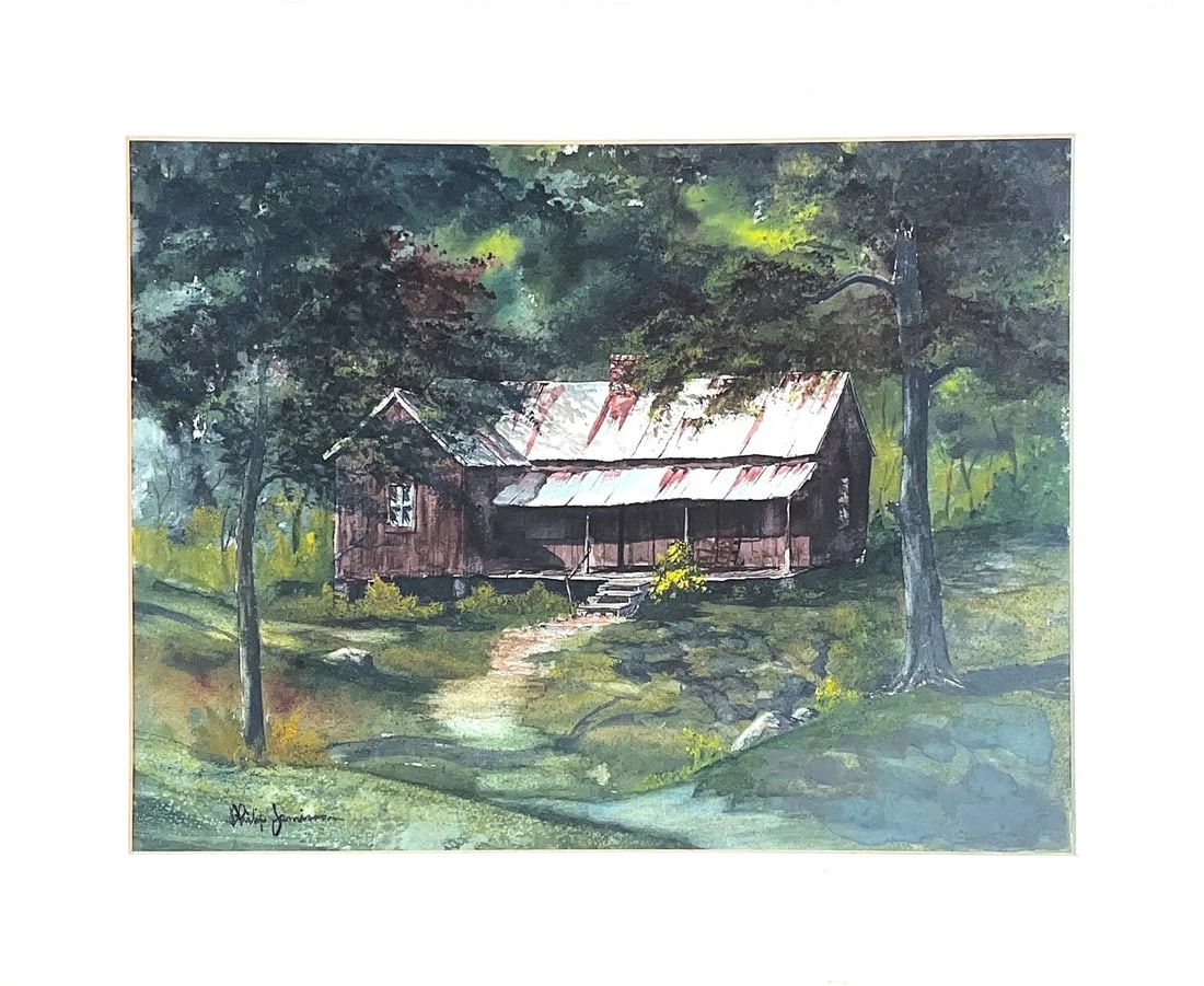 Philip Duane Jamison, Watercolor on Cardboard, American Painter (1925 - 2021) (1 of 7)