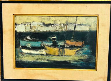 Maurice Bilbeaud, Oil on Canvas, French Painter(1919 - 1997) (1 of 5)