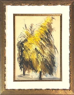 Jean Fautrier, Mix-Media on Paper, French Painter (1898 - 1964): Born: 1898 - Paris, France. Died: 1964 - Chatenay-Malabry, France. Known for: Abstract still life, nudes, and landscape painting and sculpture. Jean Fautrier (May 16, 1898 - July 21, 1964) was a