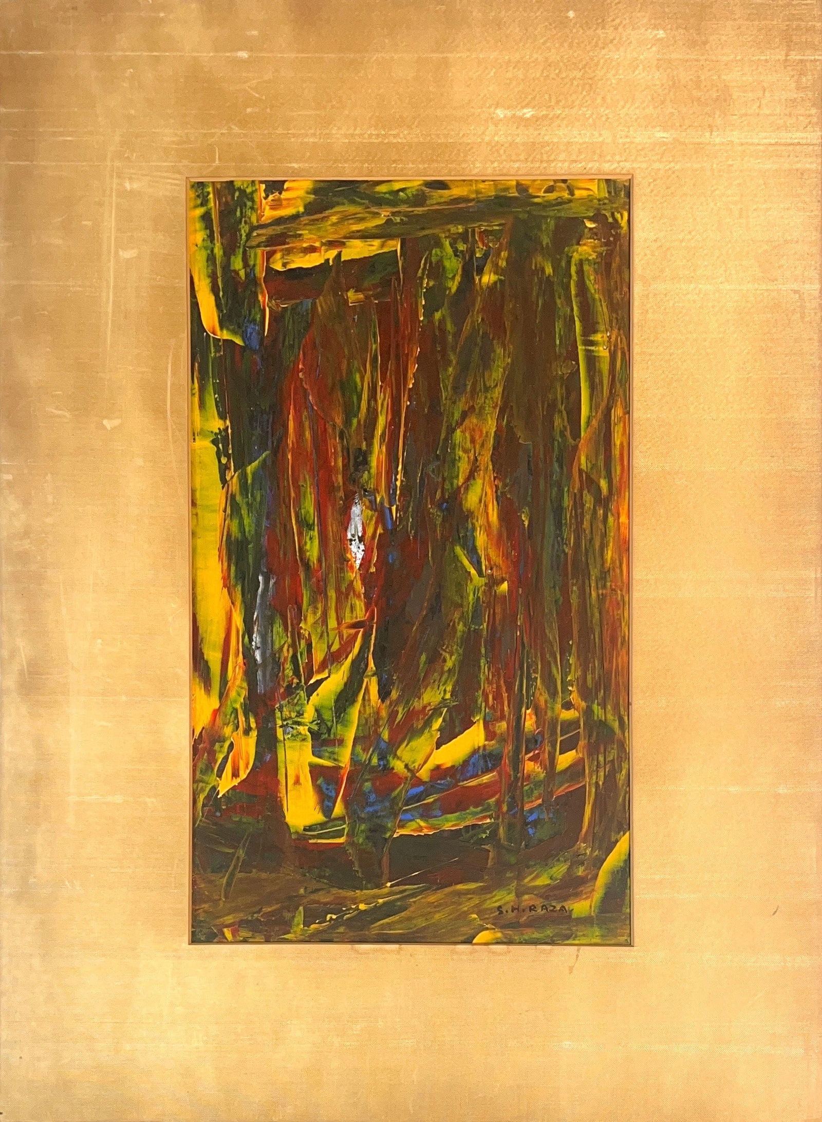 Syed Haider Raza, Acrylic on Paper, Indian Artist (1922 - 2016) (1 of 6)