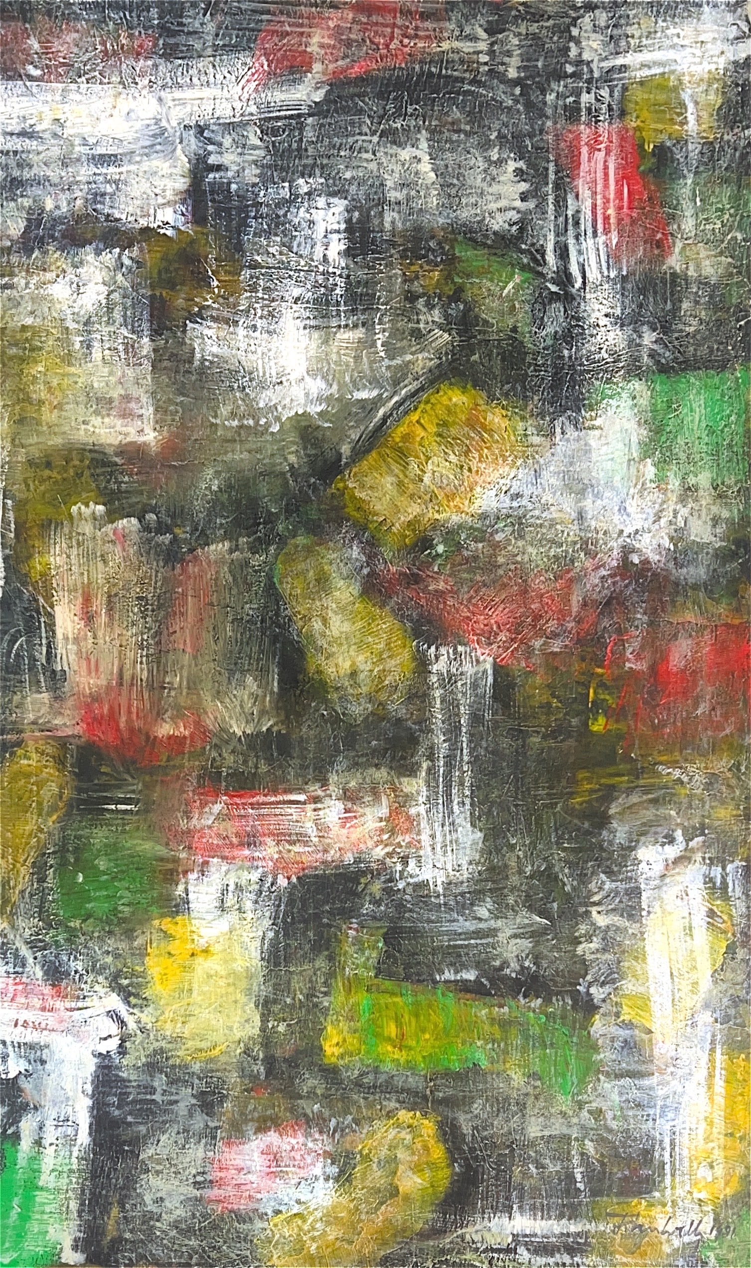 John Wells, Oil on Card Board, English Painter (1907 - 2000) (1 of 5)