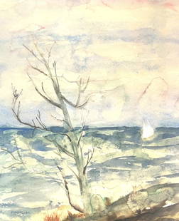 Winslow Homer, Watercolor on Paper, English Painter (1836 - 1910): Born: 1836 - Boston, Massachusetts. Died: 1910 - Prout's Neck, Maine. Known for: Genre, marine, and figure painting, illustration. Born in Boston, Massachusetts in 1836 and growing up in Cambridge, Wi