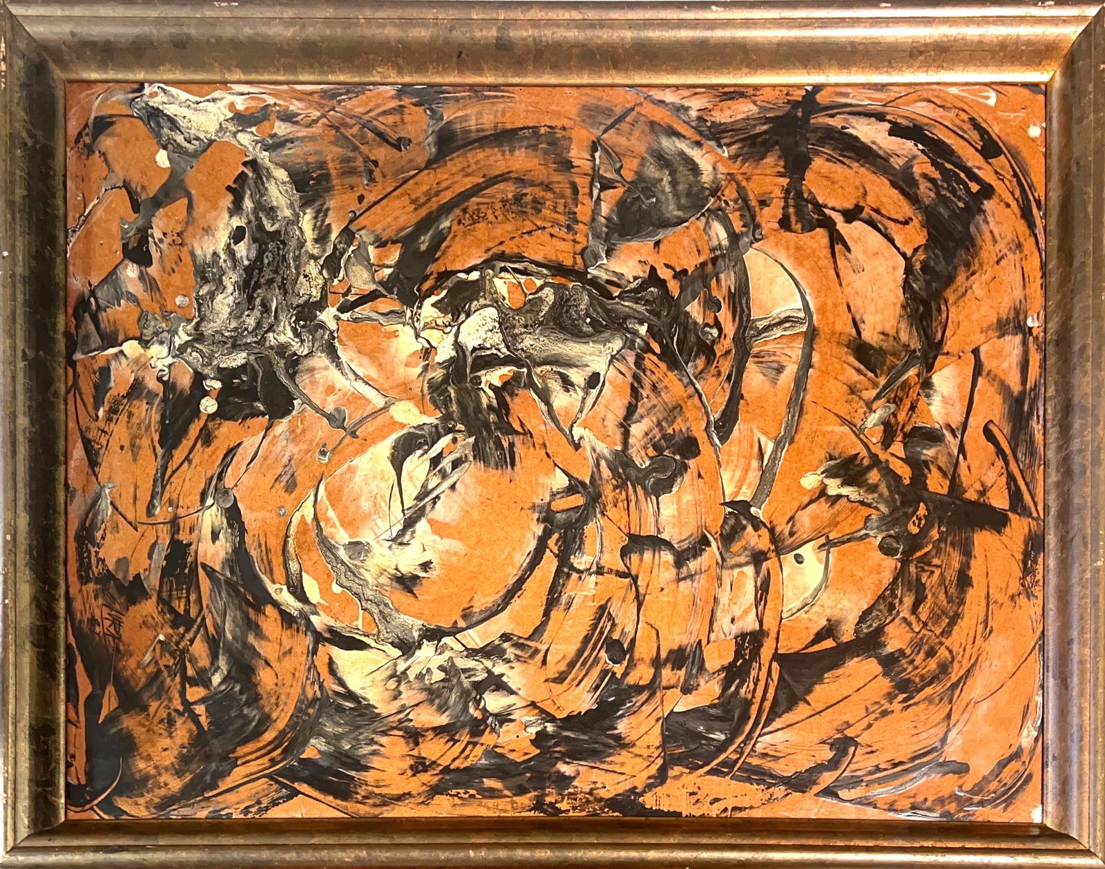 Antonio Saura, Masonite, Spanish Painter (1930 - 1998): Born: 1930 - Huesca, Spain. Died: 1998 - Cuenca, Spain. Known for: Abstract, surrealist painting, writing. Name variants: Antonio Saura Atares. Self-taught, Antonio Saura began to paint and write in M