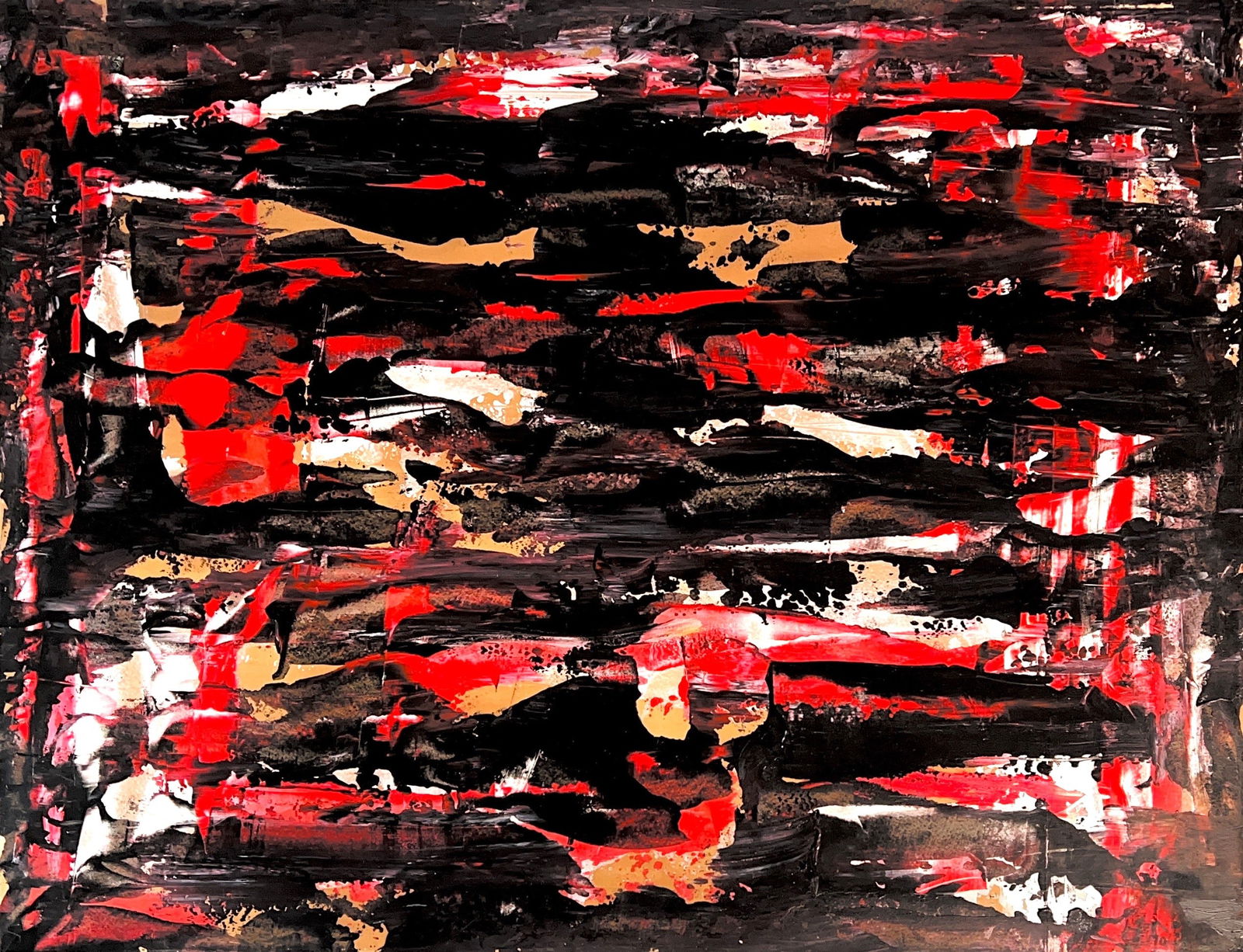 Emilio Vedova, Mix-Media on Artist Card Board, Italian Painter (1919 - 2006) (1 of 6)